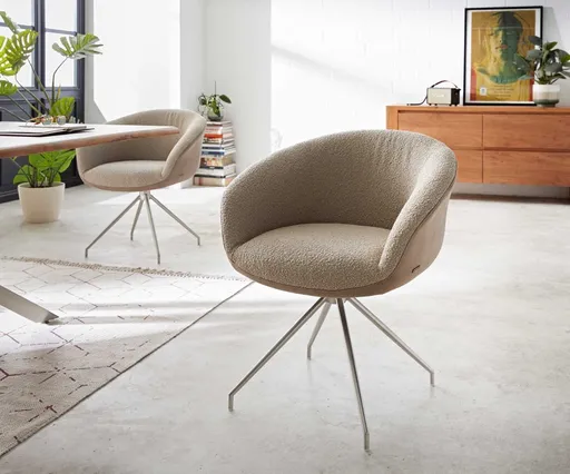 Otočná židle Vinka-Flex s područkami křížová podnož zúžená