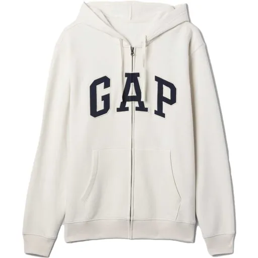 GAP V-HERITAGE LOGO FZ SNL Pánská mikina, bílá, velikost