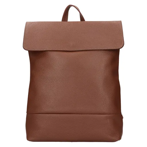 Dámský kožený batoh Italia Jenny - hnědá