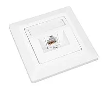 Zásuvka Solarix CAT6 STP 1 x RJ45 pod omítku bílá
