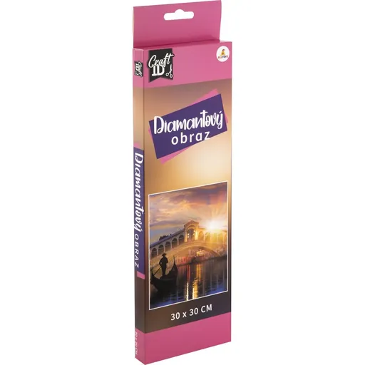 Malování pomocí kamínků Diamond 30 x 30 cm (212) Benátky