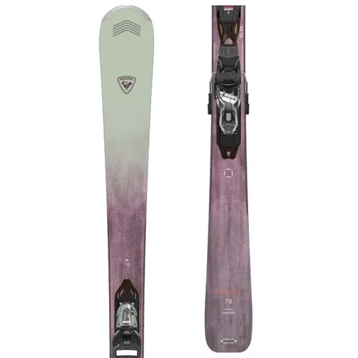 Rossignol EXPERIENCE W 78 CARBON XPRESS + XPRESS W 10 GW Dámské sjezdové lyže, fialová, velikost