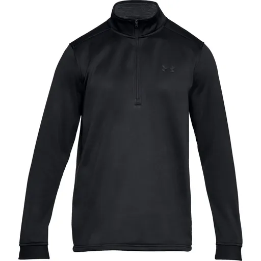 Pánská mikina Under Armour Armour Fleece 1/2 Zip Black/Black M