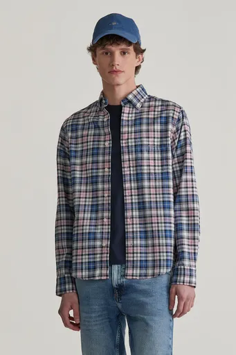 KOŠILE GANT REG ARCHIVE OXFORD CHECK SHIRT DUSTY PINK