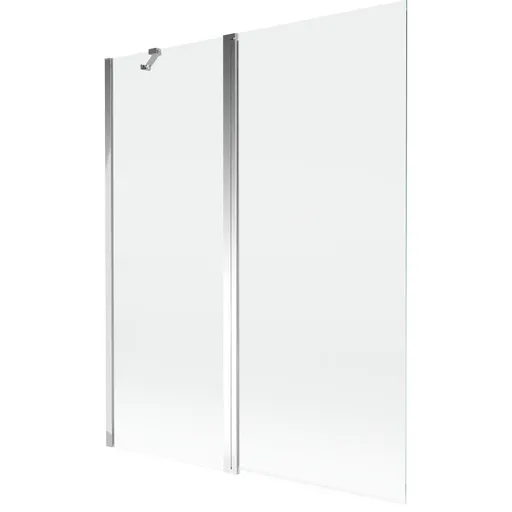 MEXEN MIST vanová zástěna 140x150 cm 6mm f+s, chrom, čirá 8A9-140-011-01-00