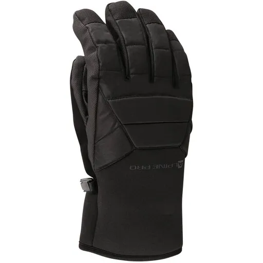 ALPINE PRO GOMME Lyžařské rukavice, černá, velikost