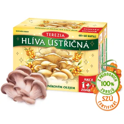 Hlíva ústřičná s rakytníkovým olejem – Limitovaná edice