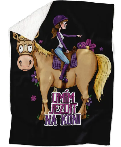 Deka Umím jezdit na koni (Podšití beránkem: ANO)