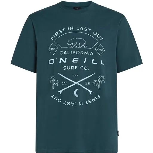O'Neill JACK Pánské tričko, tmavě zelená, velikost
