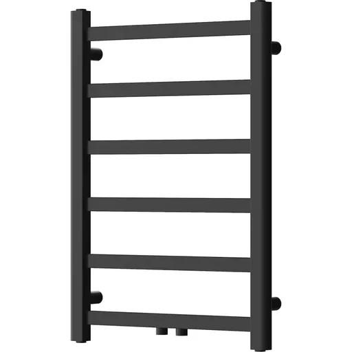 MEXEN Bolt otopný žebřík/radiátor 700 x 500 mm, 188 W, černá W126-0700-500-00-70