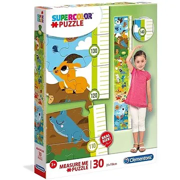 Clementoni Puzzle metr Zvířátka 30 dílků (8005125203291)