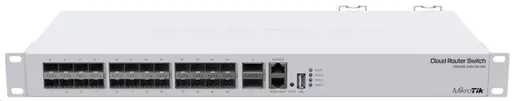 MikroTik Cloud Router Switch CRS326-24S+2Q+RM, 650MHz CPU, 64MB, 1x10/100, 24x10G, 2x40G, USB vč. L5