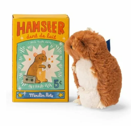 Krabička s křečkem na první zoubek Puce & Pilou