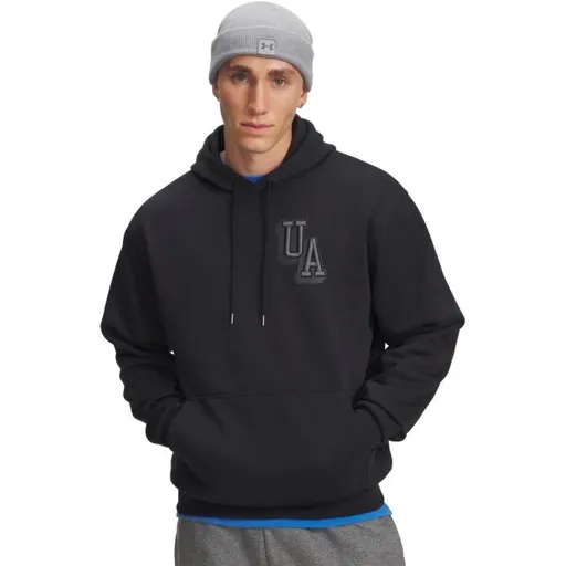 Under Armour ICON FLEECE GRAPHIC Pánská mikina, černá, velikost