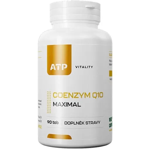 ATP VITALITY COENZYM Q10 MAXIMAL 90 TOBOLEK Koenzym Q10 kapsle, bílá, velikost