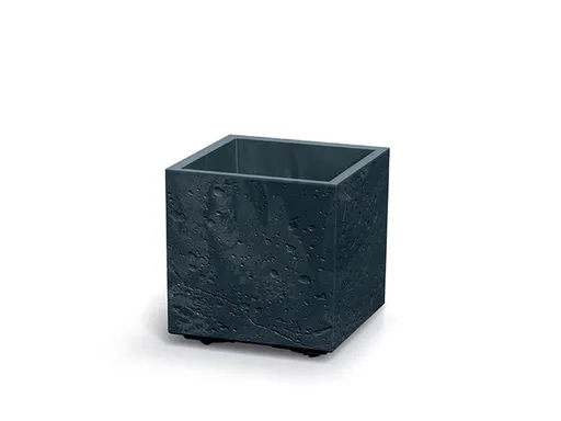 Květináč SIERRA SQUARE BETON EFFECT antracit 28,8cm