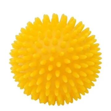 Kine-MAX Pro-Hedgehog Massage Ball  - žlutý (8592822000631)