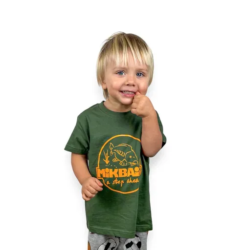 Mikbaits Dětské tričko zelené - 2-4 roky,Mikbaits Dětské tričko zelené - 2-4 roky
