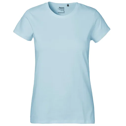 Neutral Dámské tričko Classic z organické Fairtrade bavlny - Světle modrá | XL