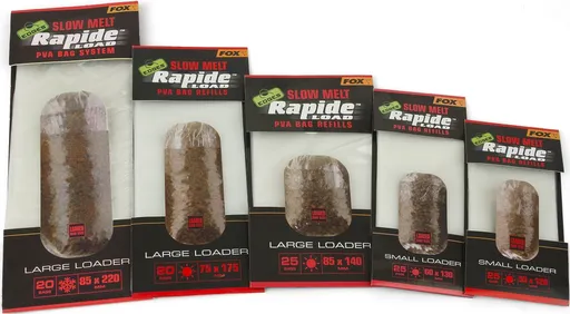 Fox náhradní pva sáčky edges rapide refills slow melt-85x140 mm 25 ks