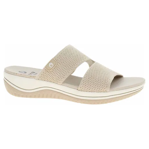 Dámské pantofle Jana 8-27270-43 beige-gold 38