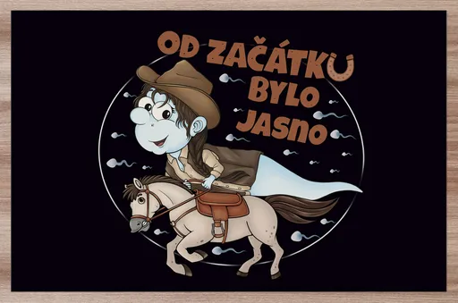 Prostírání Koňařská spermie – žena