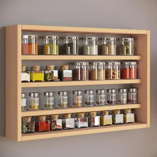 VCM Kuchyňská police Esaldi M, buk