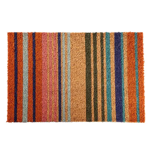 Kokosová rohožka MIX PRUHŮ 40 x 60 cm