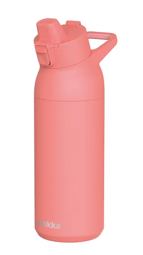 Nerezová sportovní láhev s pítkem Tide, 700ml, Quokka, broskvová