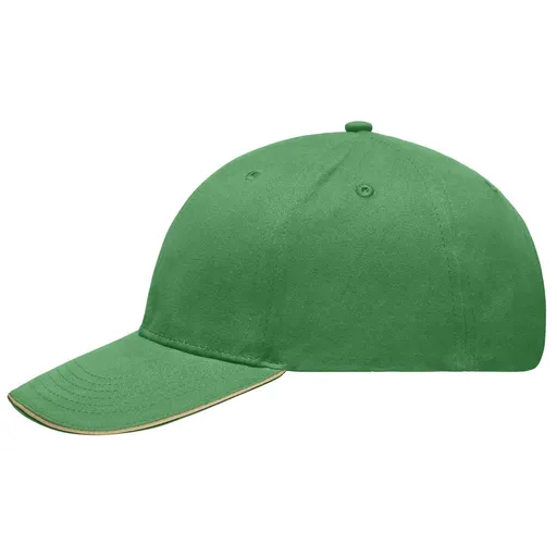 Myrtle Beach (Daiber) Reklamní kšiltovka Sandwich MB6541 - Zelená / béžová | uni