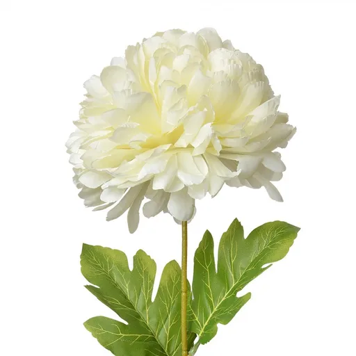 Dekorace umělá květina s bílým květem - 15*15*80 cm Clayre & Eef