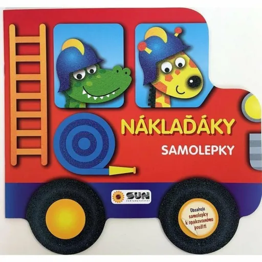 Náklaďáky - velké - opakovaně použitelné samolepky