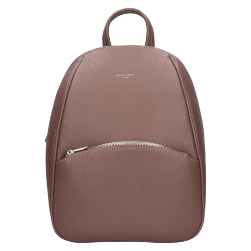 Módní dámský batoh David Jones Eliaz - tmavě hnědá
