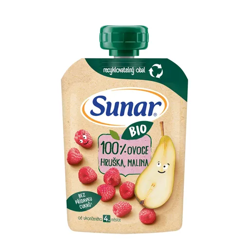 Sunar BIO Hruška, malina kapsička 100 g