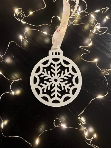 Vsepropejska Bílé Vánoční ozdoby baňky 2 Typ: Baňka 3