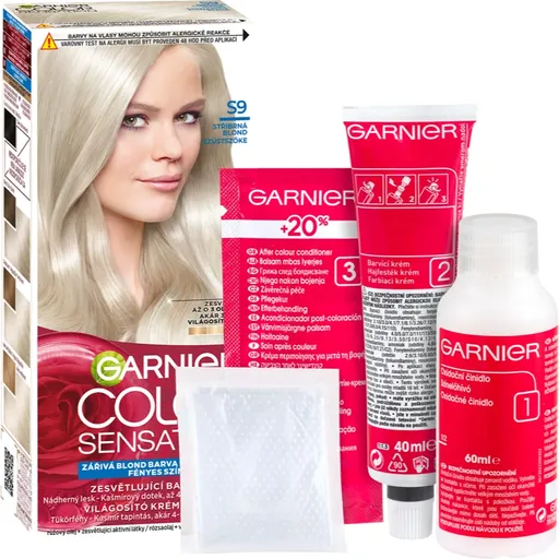 Garnier Color Sensation The Vivids barva na vlasy odstín S9 Silver Diamond Blond 1 ks