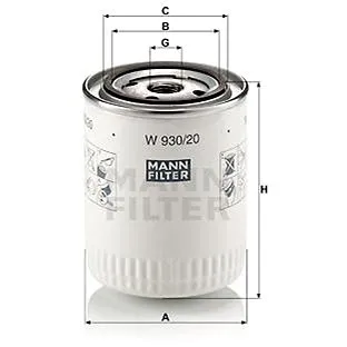 MANN-FILTER W930/20 (W930/20)