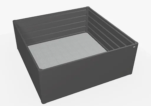 Biohort Zvýšený truhlík na zeleninu 2 x 2 (tmavě šedá metalíza) 2 x 2 (2 krabice)