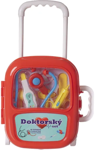 Sada doktor/lékař v kufříku na kolečkách