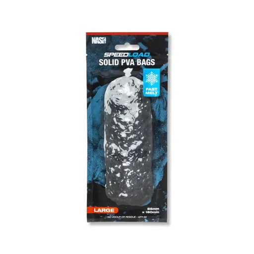 Nash PVA Sáčky Speedload PVA Bags 20ks - Large Fast Melt,Nash PVA Sáčky Speedload PVA Bags 20ks - Large Fast Melt