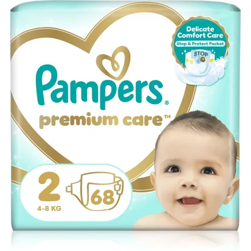 Pampers Premium Care Size 2 jednorázové pleny 4-8 kg 68 ks
