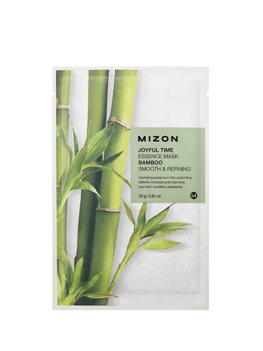 Mizon Plátýnková 3D maska s bambusem pro hydrataci a zjemnění pleti Joyful Time (Essence Mask Bamboo) 23 g