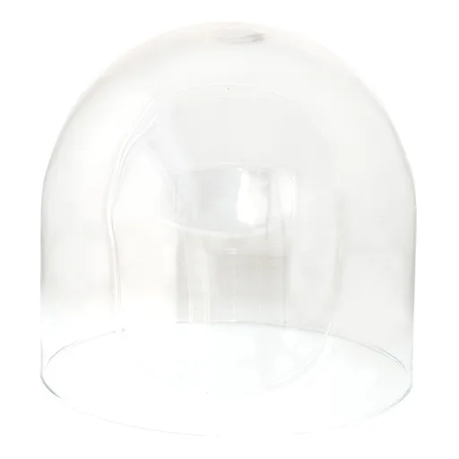Skleněný transparentní poklop bez podnosu - Ø 23*22 cm Clayre & Eef