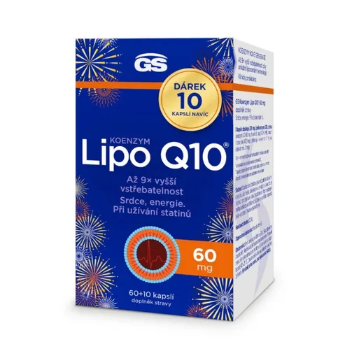 GreenSwan GS Koenzym Lipo Q10 60 mg 60+10 kapslí ZDARMA