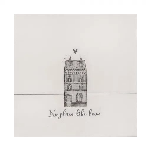 Bílé papírové ubrousky Amsterdam House - 33*33 cm (20ks) Clayre & Eef