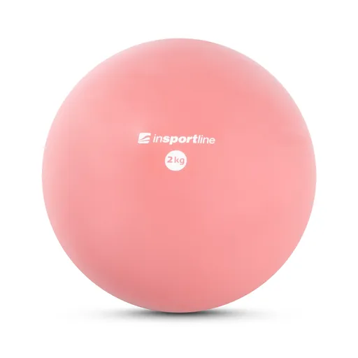 Jóga míč inSPORTline Yoga Ball 2 kg růžová