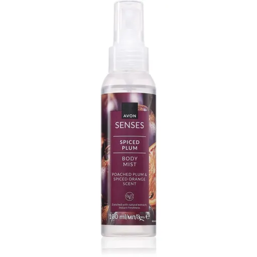 Avon Senses Spiced Plum tělový sprej pro ženy 100 ml