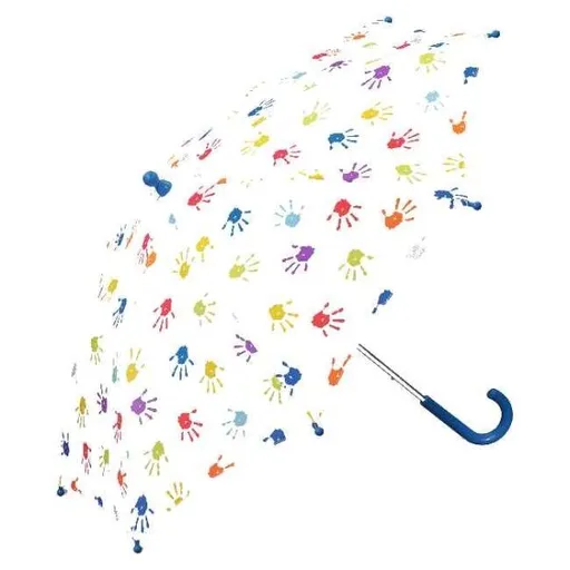 HAPPY RAIN HANDS Dívčí deštník, mix, velikost