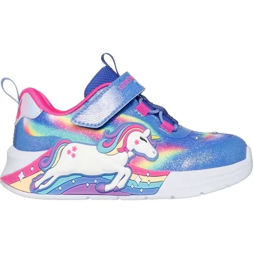 Skechers UNICORN Dívčí vycházková obuv, modrá, velikost