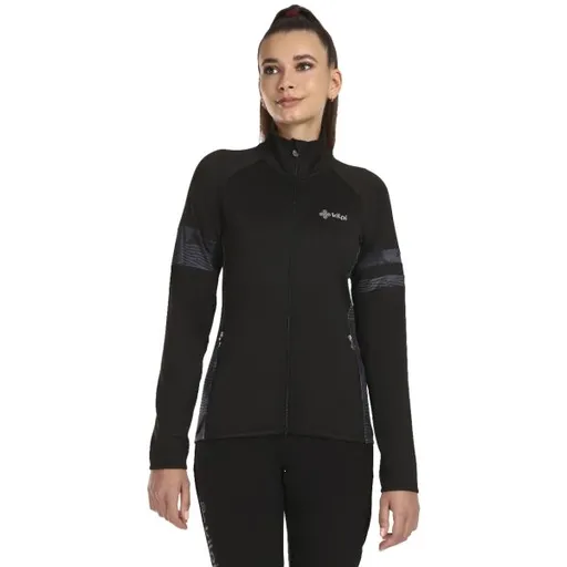 KILPI JUNIE Dámská mikina, černá, velikost